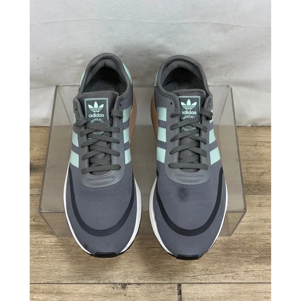 Adidas‎ N-5923 Gray Mint Green Peach Casual Sneakers Shoes Women's US 10